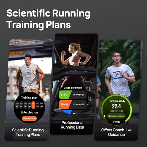 Mibro GS Active2 Running GPS Watch with 46mm AMOLED, Lightweight and 15-Day Battery, Supports Training Guidance and Dual-Band GNSS, 150+ Sport Modes (Dark Gray)