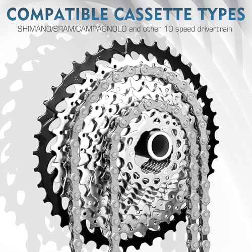 BUCKLOS 6/7/8/9/10/11/12 Speed Bike Chain,Bicycle Chain for Road Bike/E-Bike/Mountain Bike/MTB/Shimano SRAM,Half/Full Hollow Bike Chain Silver/Gold 1/2 x 11/128 Inch 116 Links with Quick Link