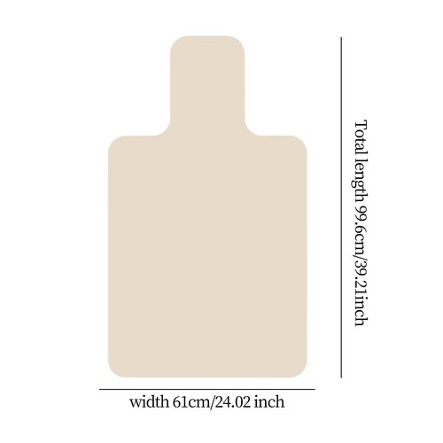 Generic High Performance Pilates Mat for Reformer Fitness Studio, Beige