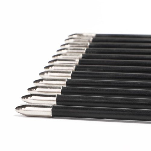 LWANO 28" Fiberglass Arrows - Archery Practice Target Arrows with Blunt Tips Durable Shaft for Youth Kids Children Beginners on Recurve&Long Bows(Pack of 12)