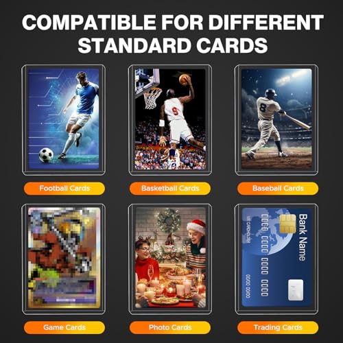 Black Card Sleeves and Top Loaders Set for Trading Cards - 3x4 Inches, 200 pcs Including Binder
