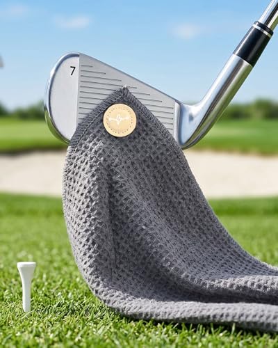 YOREPEK 3-in-1 Golf Club Cleaning Kit - Gary Variation with Brush & Towel