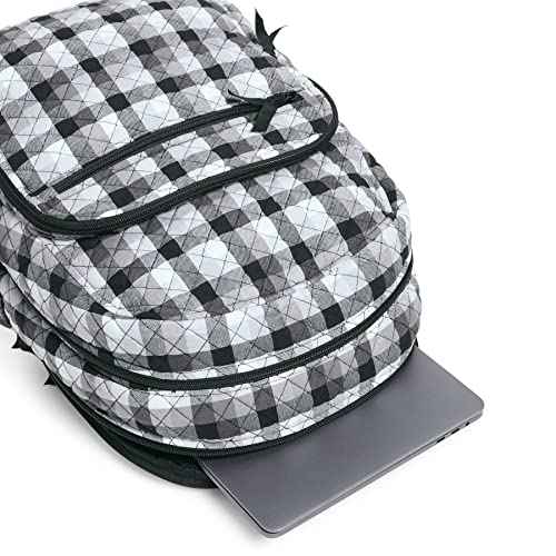 Vera Bradley Women's Cotton Campus Backpack, Kingbird Plaid, One Size