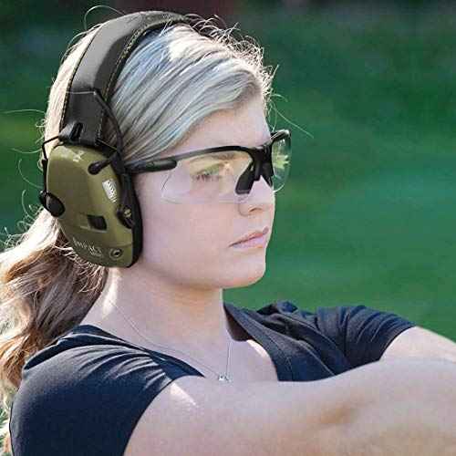 xaegistac Shooting Glasses with Case Anti Fog Hunting Safety Glasses for Adults