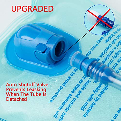 3L Blue Green Hydration Bladder Water Reservoir Leak Proof BPA Free Outdoor