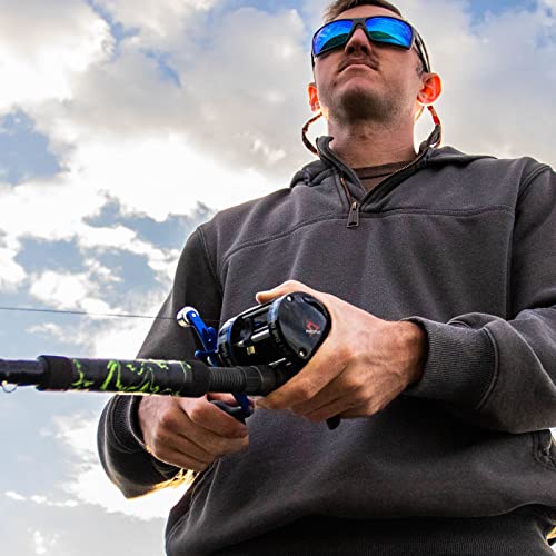 Piscifun Chaos XS Round Baitcasting Reel Saltwater - Blue, 60 Right Hand