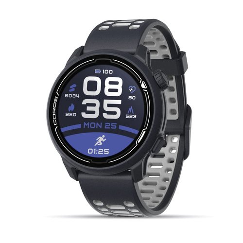 COROS PACE 2 Sport Watch GPS Heart Rate Monitor, 20 Days Long Battery Life, Lightweight, Barometer, Training Plan, Navigation, Sleep Track, Swim, Bike, Run, Strength, Treadmill -Navy Silicone