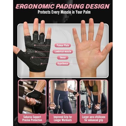 COFIT Breathable Workout Gloves, Antislip Weight Lifting Gym Gloves for Men Women, Superior Grip & Palm Protection for Weightlifting, Fitness, Exercise, Training