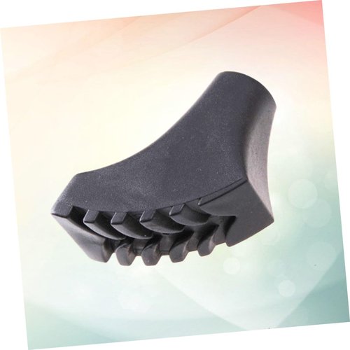BESPORTBLE Trekking Poles Accessories: Rubber Walking Stick Tips Walking Stick Rubber Tips Black Trekking Pole Tips