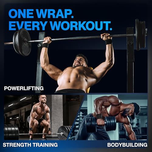 Modvel Adjustable Wrist Wraps for Gym & Lifting ? Thick, Breathable Support Straps for Wrist Stability, Comfort & Grip ? Ideal for Weight Training, CrossFit & Gym Workouts ? R Lavender 2-Pack