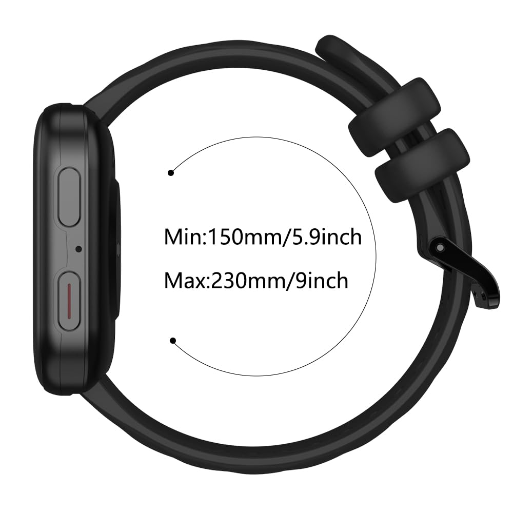 FITVII Fitness Tracker 22mm Replacement Band HM57 Fitness Tracker