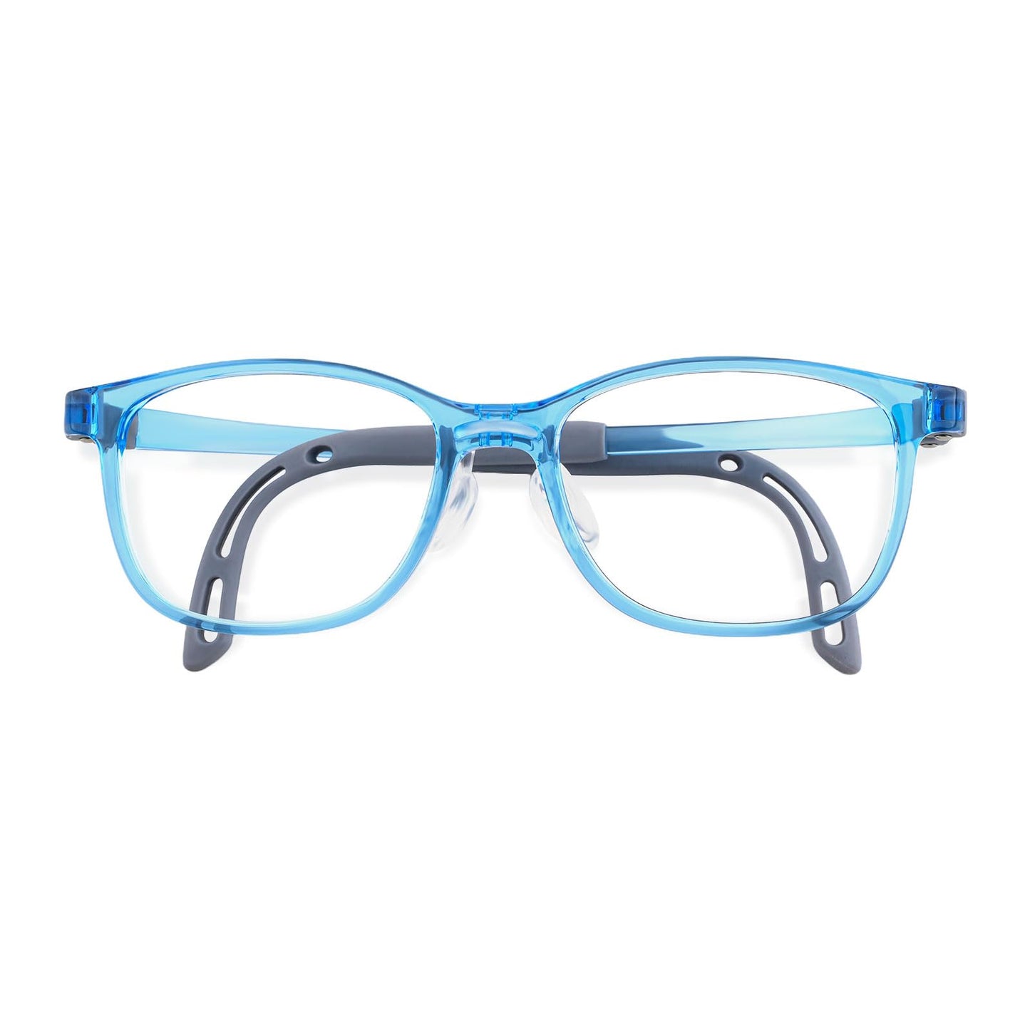 EYEBUDDY Kids Blue Light Blocking Glasses for Boys Girls, Computer Gaming Bluelight Glasses for Ages 3-10 (B02-Kids Blue Light Glasses-109Blue, Millimeters, Age7-13 | 55)