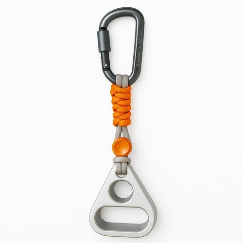 Portable Fingerboard Trainer - Metal Alloy Climbing Hangboard for Rock Climbers, Compact Strength Training Tool with Keychain Design Ideal Gym Gift for Fitness Enthusiasts