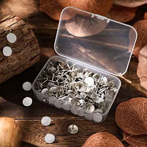 200 Pack Reflective Tacks Trail Marking Tacks Reflective Trail Markers Hunting Reflector Mark Trail for Hunting Hiking Camping Tree Stand(White)