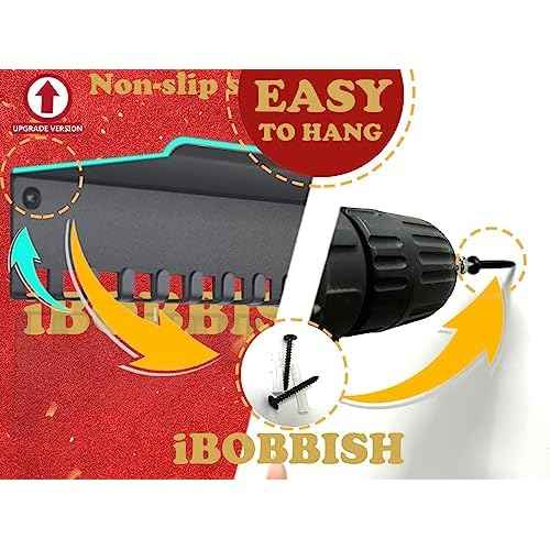 Metal Medal Hanger Display,Non-Slip Trophy Shelf with 20 Hooks,Wall Mount,Heavy Duty,Non-Bent,Holds 22-33lbs,for Gymnastics,Race,Soccer,Swim