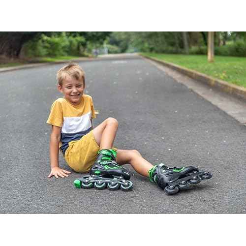 MammyGol Adjustable Inline Skates for Kids Boys Girls Youth Beginner with Light up Wheels Ages 4-16