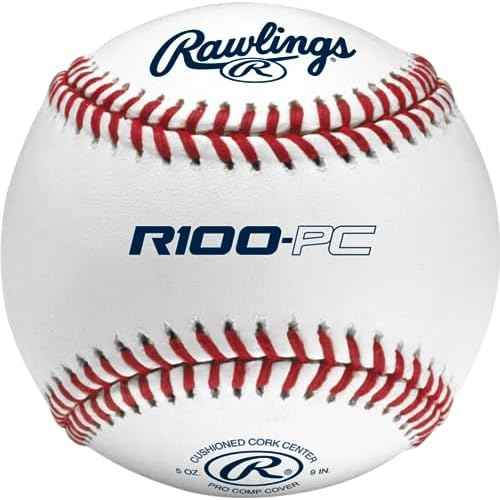 Rawlings | Pro Comp Practice Baseballs | Collegiate / High School / Travel | Flat & Raised Seam Options | 12 Count