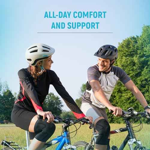 PX Compression Knee Brace for Women & Men, 2 Pack Knee Brace for Meniscus Tear, Torn ACL, Running Workout, Sports - Black Machine Washable Knee Support Sleeve for Arthritis Pain Relief ? XXXL Pair
