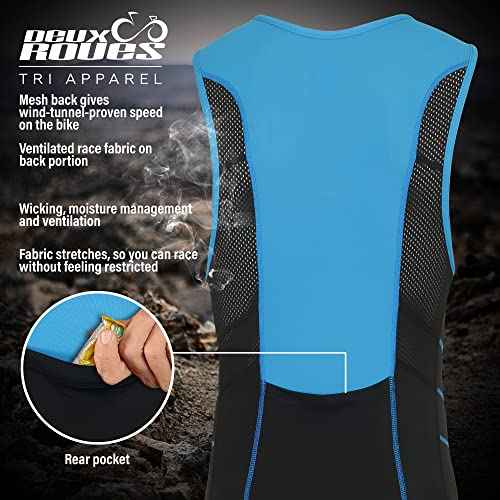 Youth Junior Kids Triathlon Suit Tri Cycling Skin Suit Sleeveless - Bonus Race Bib Belt
