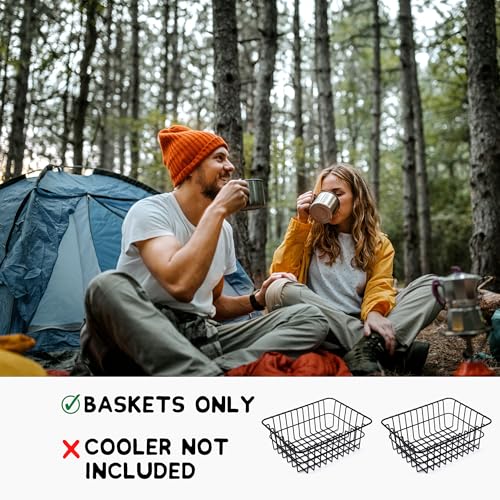Grey 52/72/54 Qt. Cooler Basket 2-Pack for RTIC Ultra-Light Coolers