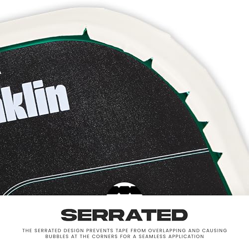 Pickleball Paddle Edge Guard Tape 14-16mm Fit - Black & White, 4 Pack