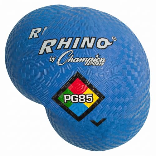 8.5-Inch Playground Balls Pack of 2 - Nylon Wound, Soft & Durable for Kids & School Games