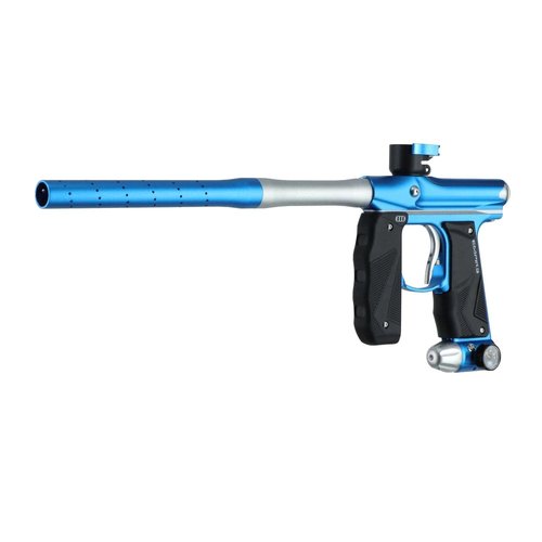 Empire New 2022 Mini GS Electronic Paintball Gun Marker - Dust Blue/Dust Silver