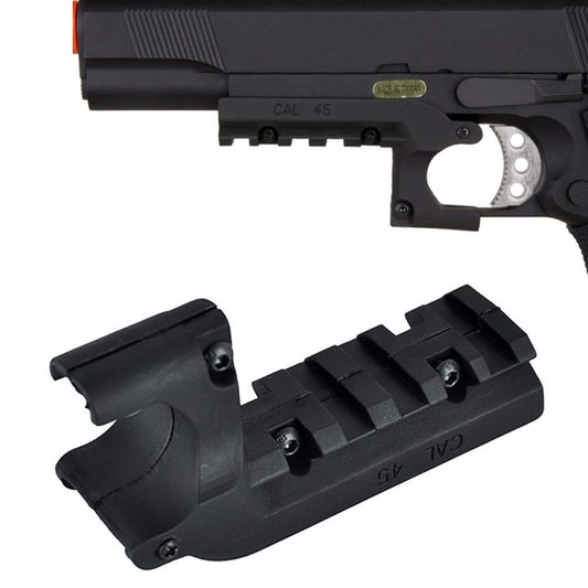 Hygoo Tactical Rail Adapter Pistol Under Laser Flashlight Picatinny Rail Mount for Colt 1911