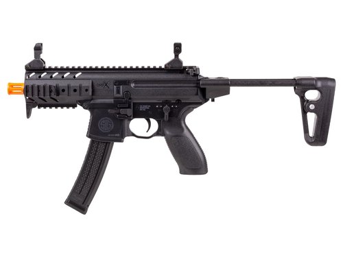 Sig Sauer SIG1 MPX Spring Airsoft Rifle Kit with P226 Spring Pistol | Molded Polymer Construction for Enhanced Durability (AIR-S1-MPX226)