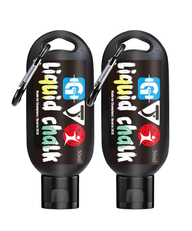 Liquid Hand Gym Chalk 2*1.69OZ - Quick-Drying, Mess-Free Grip Enhancer
