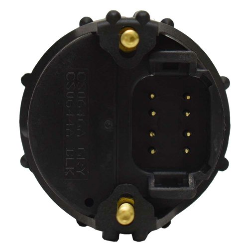 Boat OMC System Check Gauge GPK614B | Silver Black 2 Inch