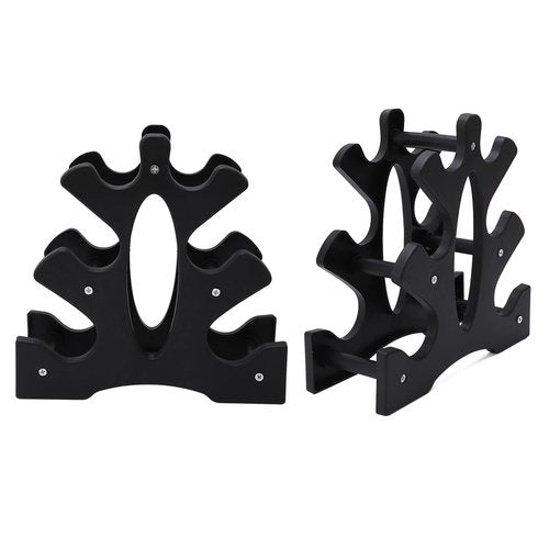 3 Tier Weight Rack for Dumbbells, Dumbbell Rack Small Weight Rack Dumbbell Bracket Hand Weight Tower Stand Triangular Dumbbell Rack Weight Hoder 23x22.5x8.5cm for Home Gym