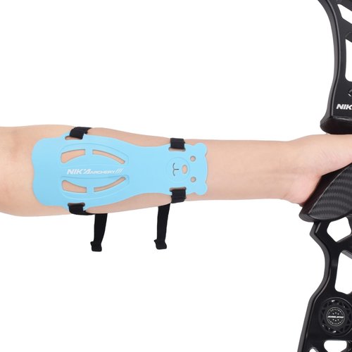 Archery Arm Guard Protector Arm Adjustable Protective 2-Strap for Youth Shooting Hunting Practice