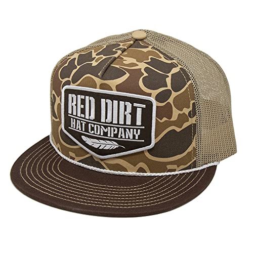 Old Skool Cool Adjustable Snapback Hat - Duck Camo/Tan