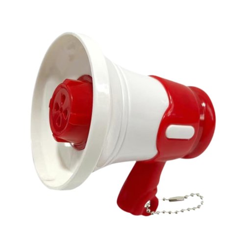 Hisxrcal Handheld Amplifier for Outdoor Activities, Portable Megaphone Speaker for Cheerleading, red