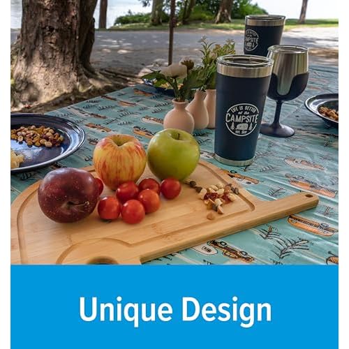 Camco Life is Better at The Campsite Stainless Steel Tumbler - Features Double Wall Vacuum Insulation for Heat/Ice Retention & Unique Life is Better At the Campsite Design - Holds 20 oz. (53323)