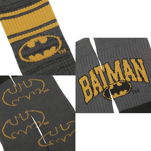 Men's Athletic Crew Socks 3 Pack - Cushioned, Supportive, Durable