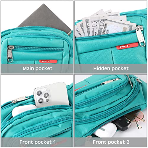 Neon Fanny Pack Bulk Set - 16 Adjustable Waist Bags with Zippers