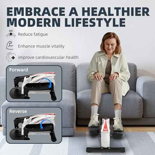 Fitvids Steppers for Exercise, Stair Steeper with Resistance Bands, Portable Stepper Capable of Full-Body Exercise, Low Noise and Smooth, Bear 300 lbs