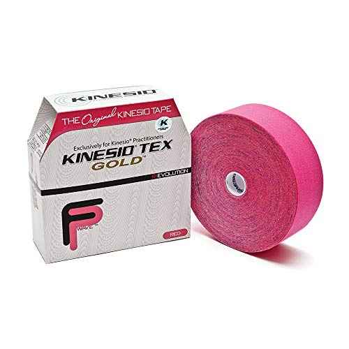 Kinesio Taping - Elastic Therapeutic Athletic Tape Tex Gold FP - Bulk Roll - Red ? 2 in. x 103 ft