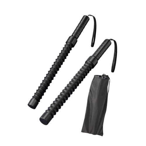 Menolana 2Pcs Ropeless Battle Ropes, Spring Sticks Exercise Bar Strength Conditioning Workout Ropes,Fitness Heavy Rope for Workout Training Home Battling,Home Gym
