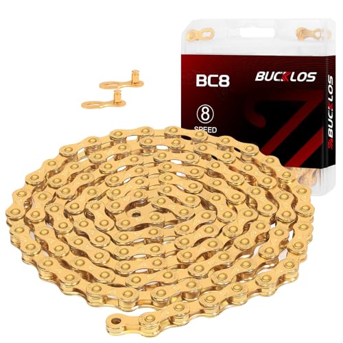 GOLD 8-Speed Bike Chain for Shimano SRAM Mountain City Folding Bikes