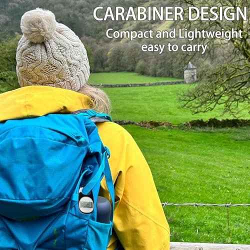 3D Pedometer with Carabiner, Accurate Step Tracker, Step Counter, Distance Tracker, 7 Days Memory, Calorie Counter for Men Women Kids Seniors