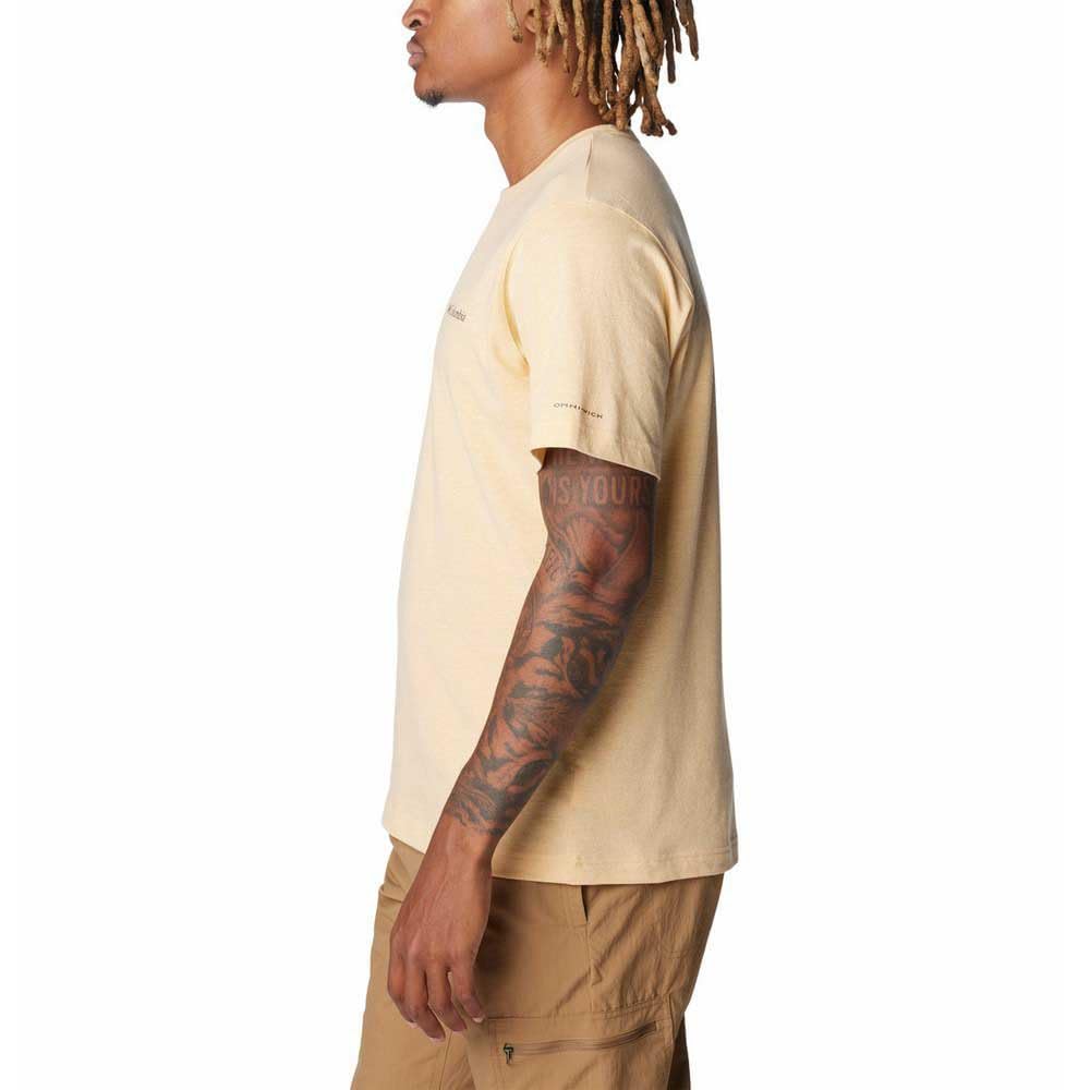 Columbia Men's Thistletown Hills Short Sleeve, Light Camel Heather, Medium
