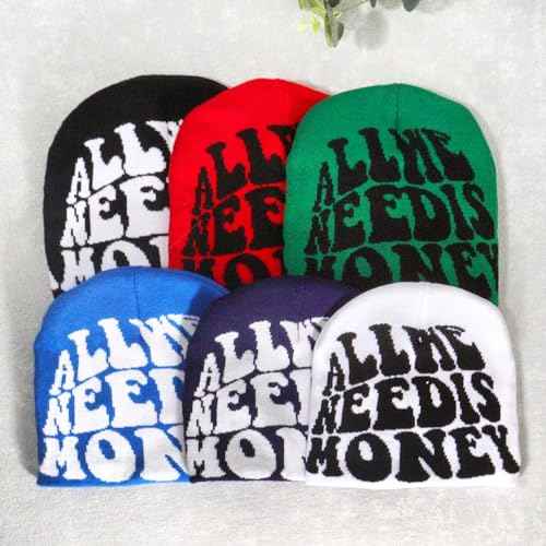 Y2K Beanie Hat for Men & Women Trendy Soft Stretchable Winter Cap, Warm Comfortable Cold Weather Knit Accessory - Green