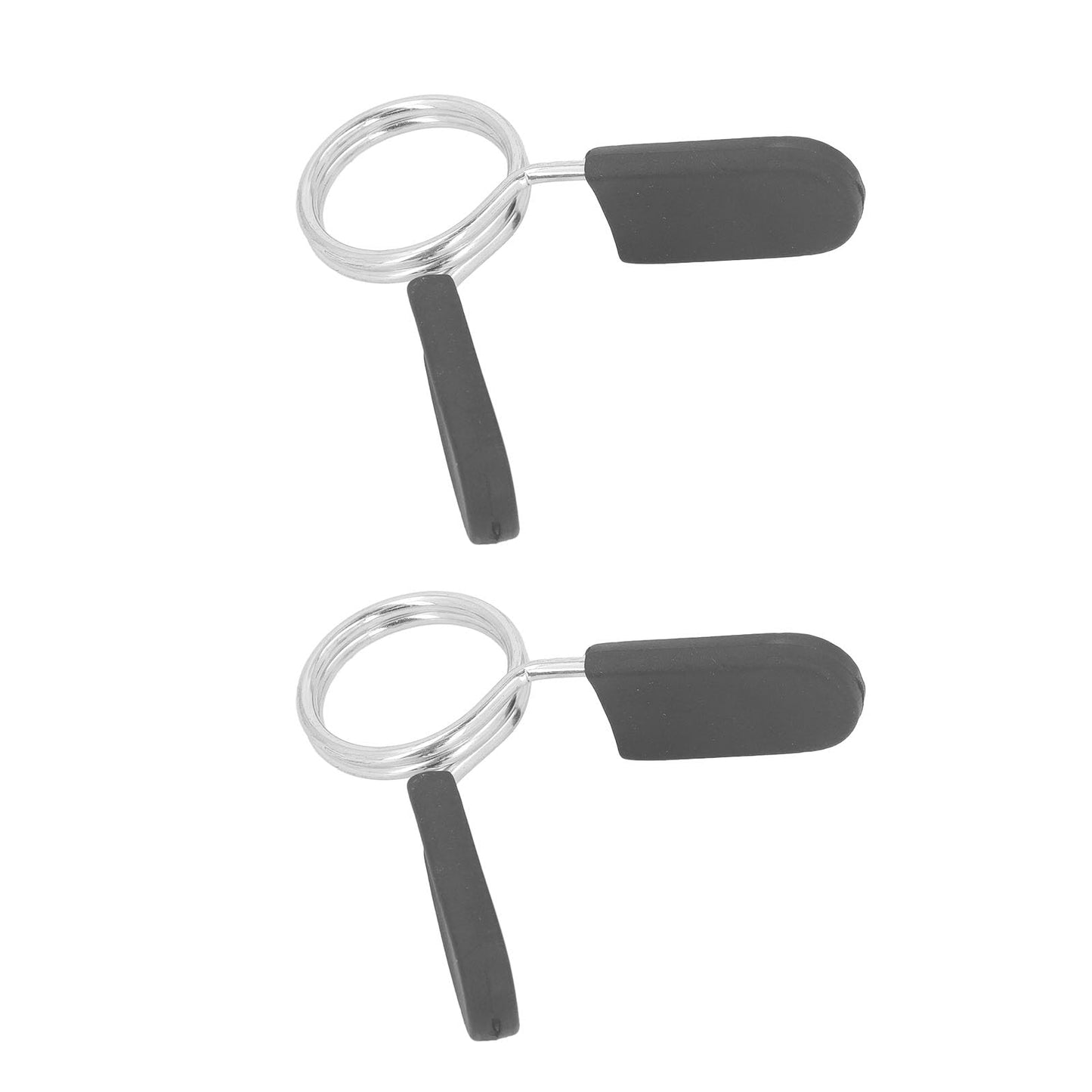 2PCS 30mm Dumbbell Spring Clip Collars with Handle, Easy to Use Weight Bar Lock Clips, Comfortable Grip Weightlifting Accessories