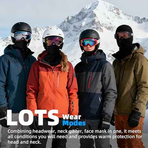 Balaclava Ski Mask for Winter Thermal Windproof Warm Face Mask for Cold Weather Outdoor Sports