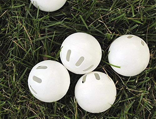 Regulation Plastic Wiffle Balls - Pack of 24 for Baseball & Batting Practice