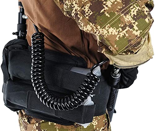 Manloney LLC Universal Paintball CO2 Fill Adapter Compressed Air Fill Station Remote On/Off ASA (Type-6)