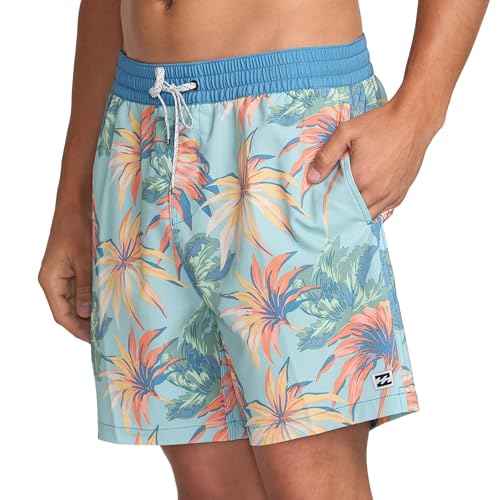 Billabong Men's Sundays Layback Elastic Waist 17 Inch Swim Trunks